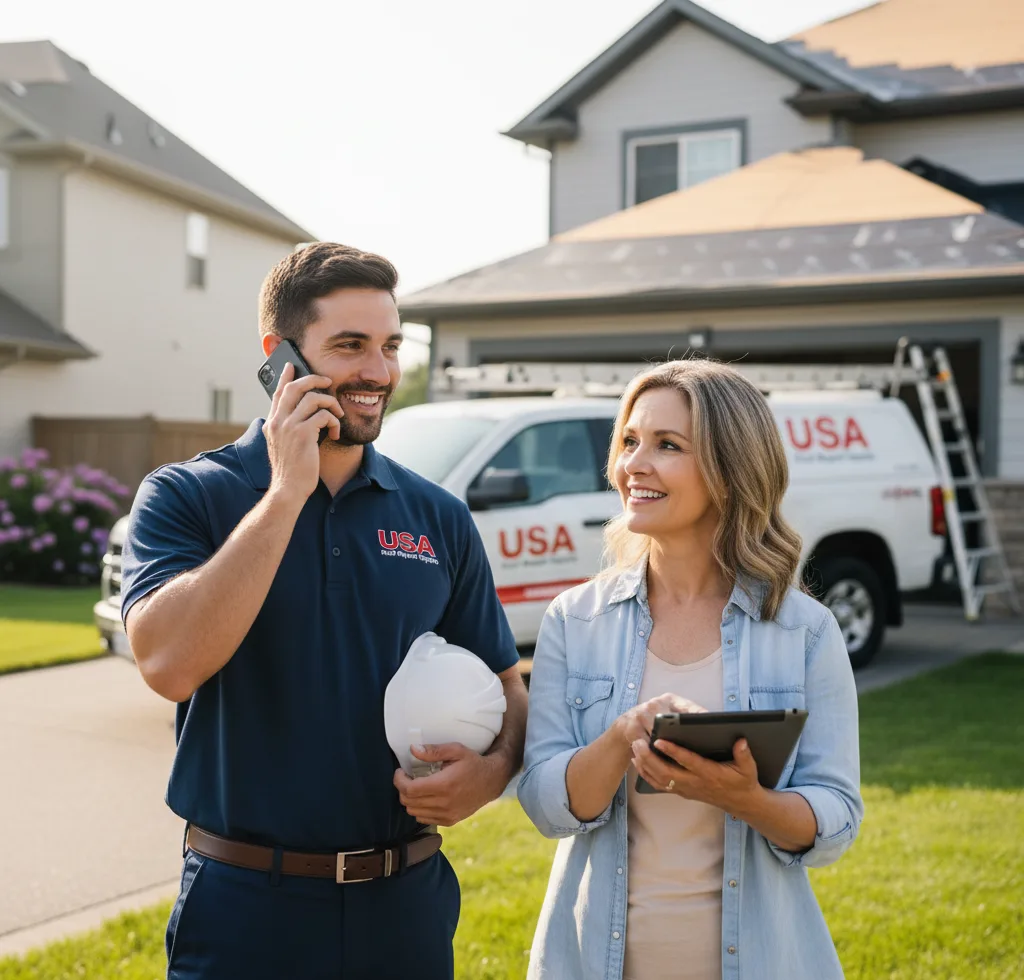 USA Roof Repair Experts customer support in Danbury